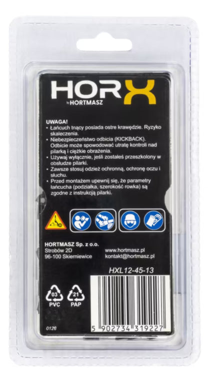 Savkæde 12" 45 Led 3/8" 1,3 mm HXL12-45-13