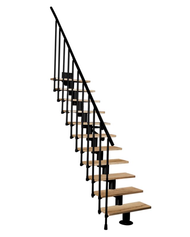 Modulære Trapper Dixi 70 cm Sort Mat