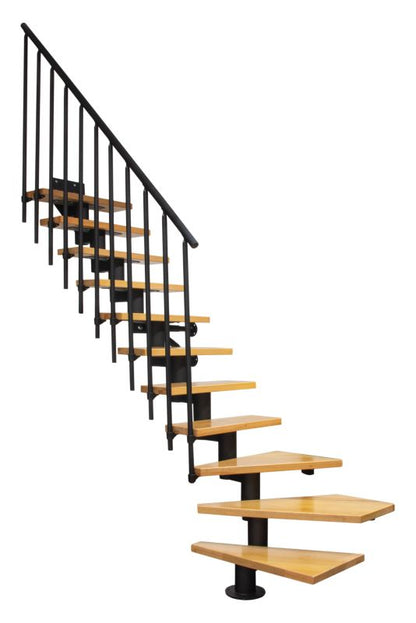 Modulære Trapper Dixi Plus 70 cm Bøg Sort