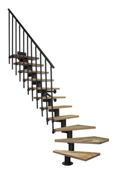 Modulære Trapper Dixi Plus 70 cm Eg Sort
