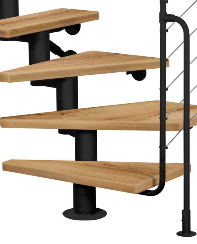 Modulære Trapper Dixi Plus 78x300 cm Hvid Eg