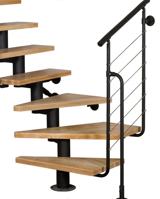 Modultrappe Dixi Plus 78x300 cm Hvid
