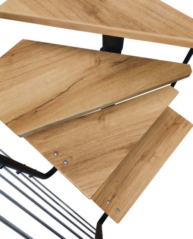 Modultrappe Dixi Plus 240-325 cm Eg Grå 12 Elementer
