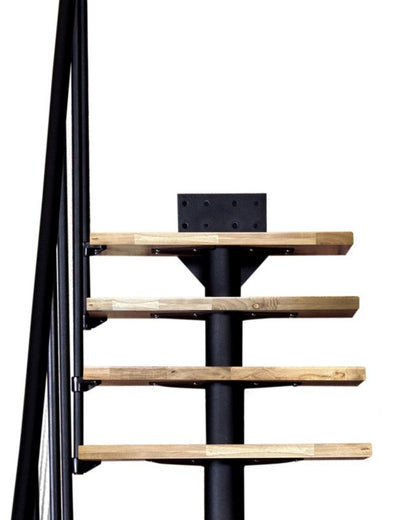 Modultrappe Dixi 80 cm Hvid RAL 9003 Eg 12 Elementer