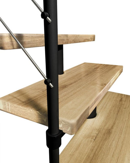 Modultrappe Dixi 80 cm Hvid RAL 9003 Eg 12 Elementer