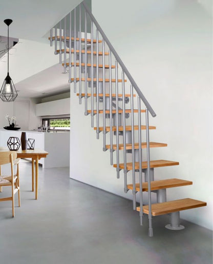 Modultrappe Dixi Vertical 80 cm Bøg RAL 9006