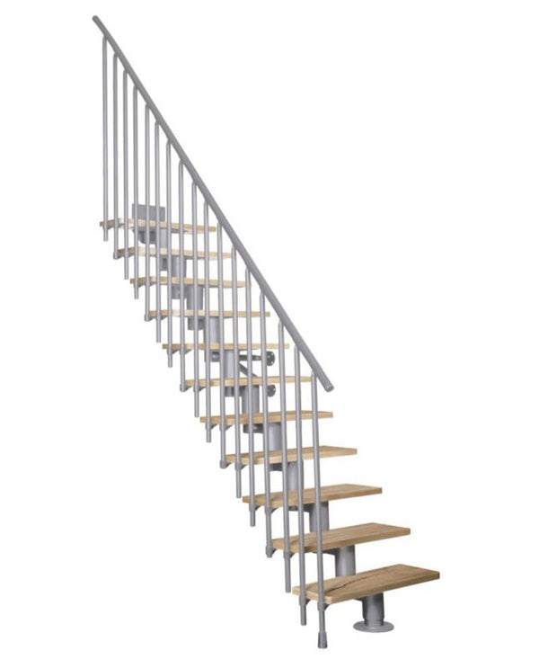 Modultrappe Dixi Vertical 80 cm Grå Eg | 5907710654163