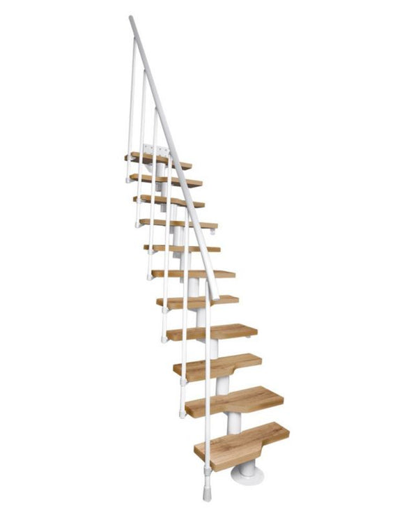 Modultrappe Mini 70x325 cm Hvid RAL 9003 Eg