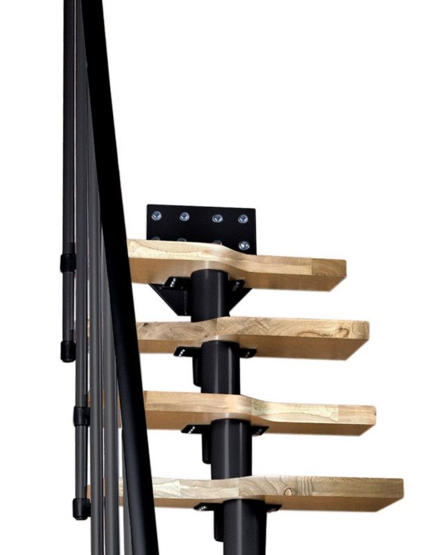 Modultrappe Mini 70x350 cm Hvid Eg 13 Trin