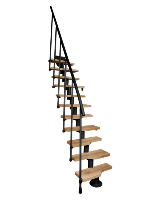 Modultrappe Mini 70x325 cm Sort Eg 12 Elementer