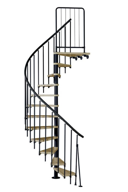 Spindeltrappe Novo Ø140 cm Eg Sort | 5907710649145