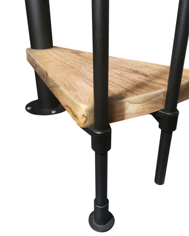 Spindeltrappe Novo Ø140 cm Eg Sort | 5907710649145