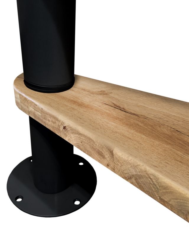 Spindeltrappe Novo Ø140 cm Eg Sort | 5907710649145