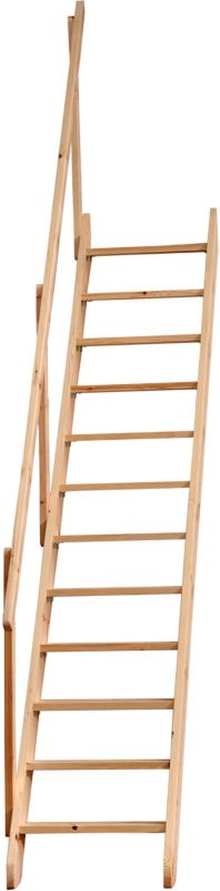 Ligeløbstrappe MP Mini 52 cm Fyrretræ