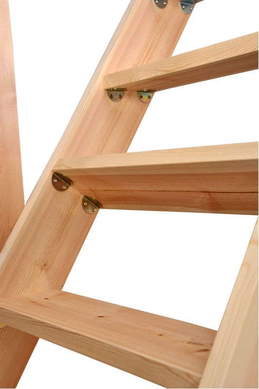 Ligeløbstrappe MP Mini 52 cm Fyrretræ