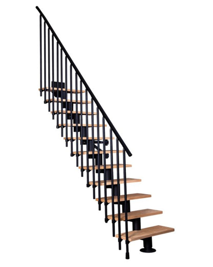 Modultrappe Dixi Vertical 80 cm Bøg Sort