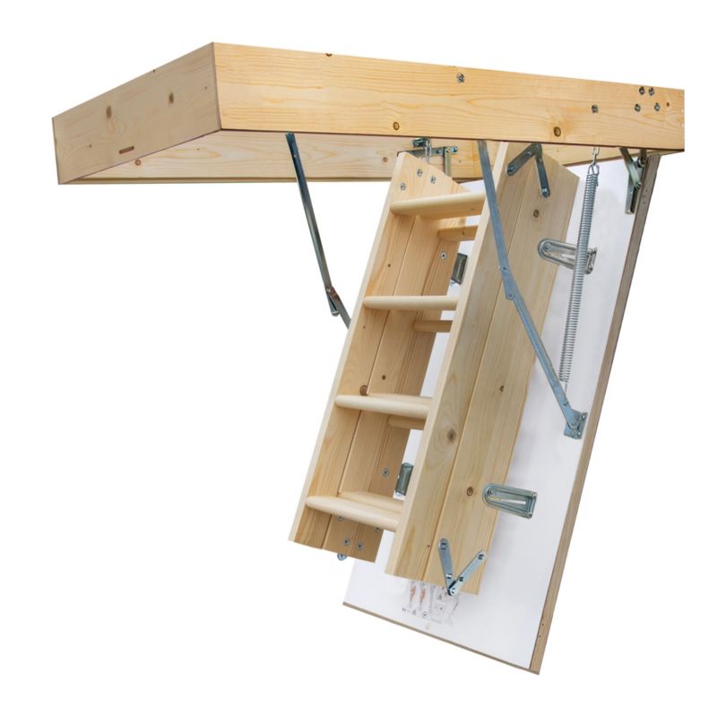 Lofttrappe EKO-line 120x60 cm Træ