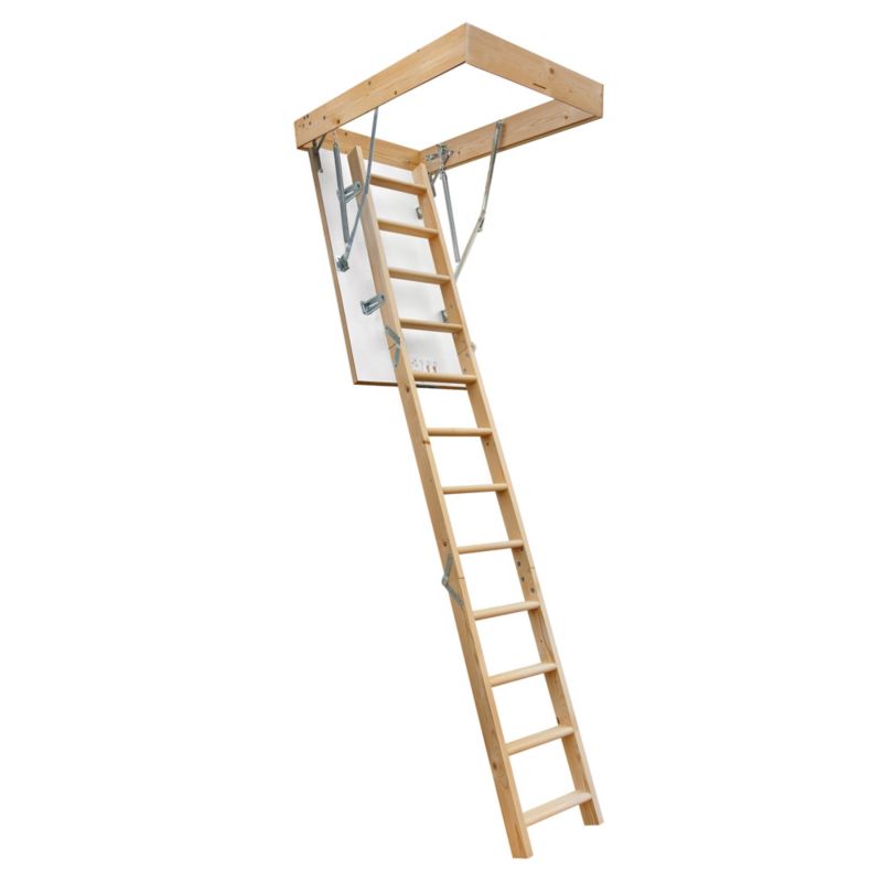 Lofttrappe EKO-Line 120x70 cm Træ