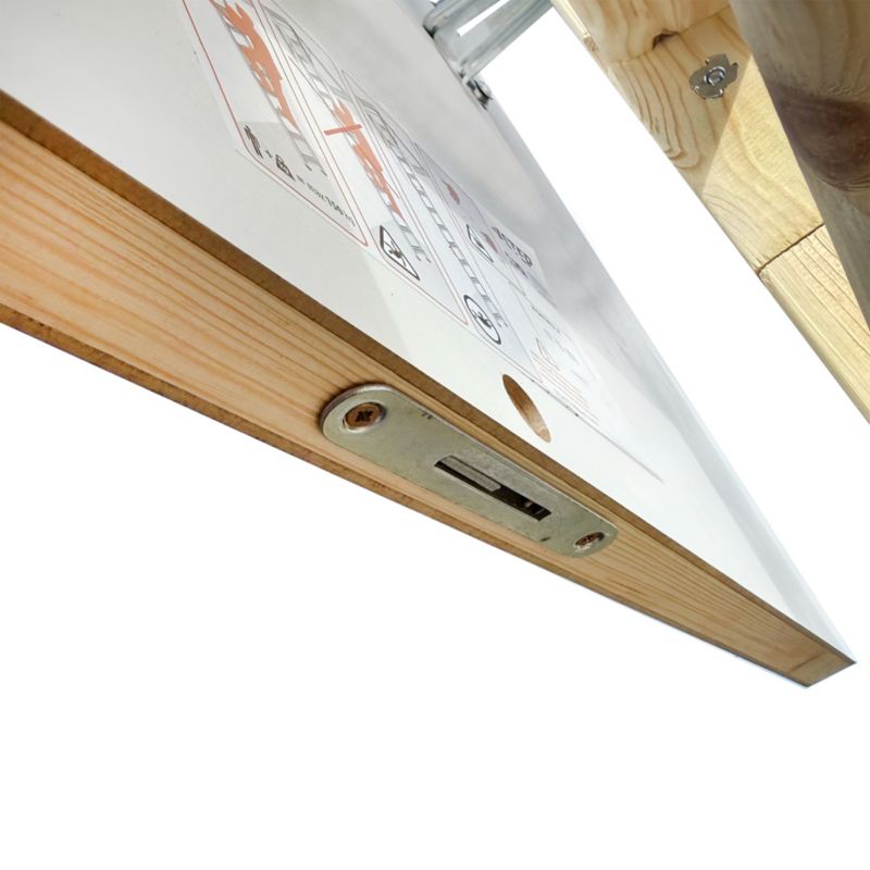 Lofttrappe EKO-Line 120x70 cm Træ