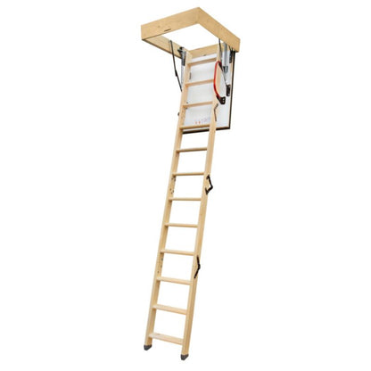 Lofttrappe Extra 100x70 cm Hvid Gran