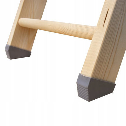 Lofttrappe 130x70 cm Gran Hvid Isoleret
