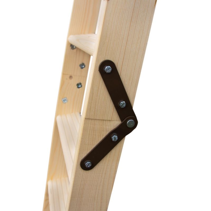 Lofttrappe Extra 130x70 cm Hvid Træ H305