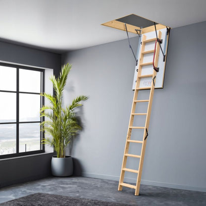 Lofttrappe Extreme 120x60 cm Hvid 0,55 W/m²K
