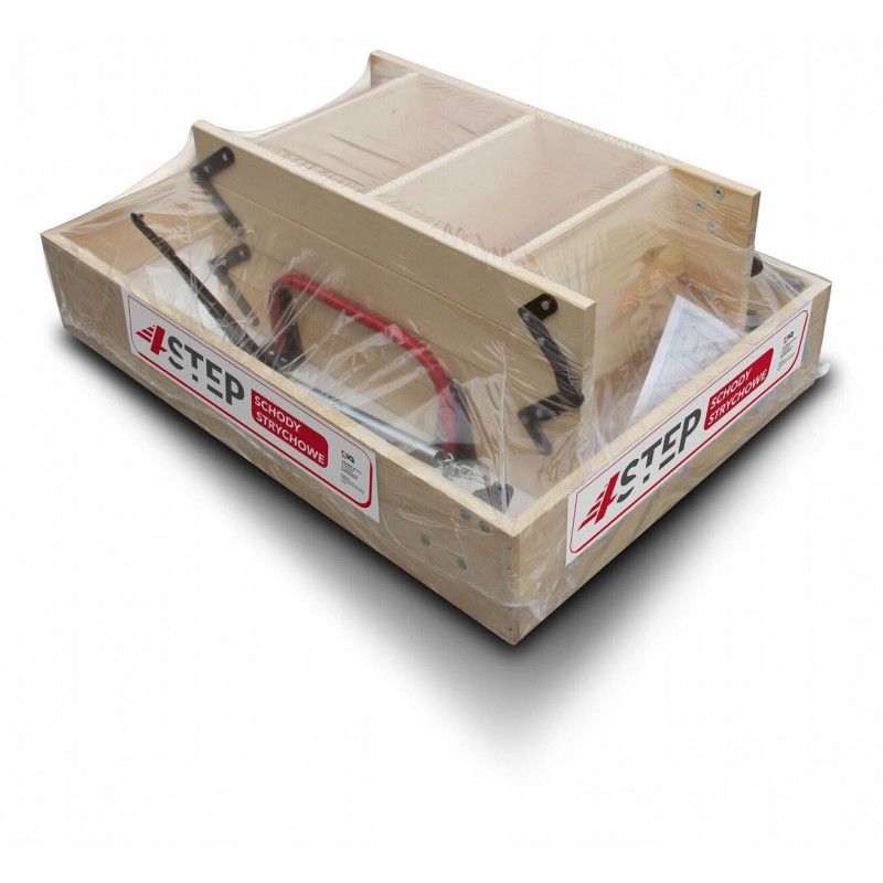 Lofttrappe Extreme 90x70 cm Gran Hvid 5904506713448