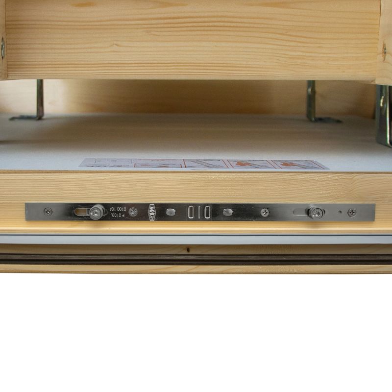 Lofttrappe Nordic 120x60 cm Hvid 5904506712571