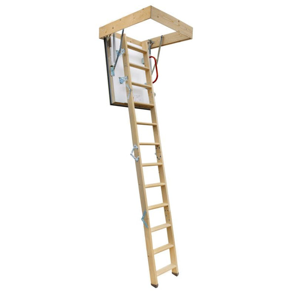 Lofttrappe 90x60 cm Hvid 5904506712656