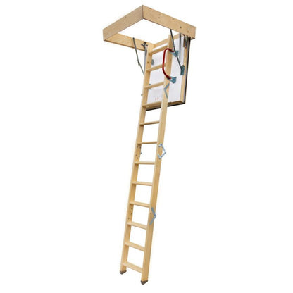Lofttrappe Nordic 90x70 cm Træ Hvid