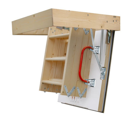 Lofttrappe Nordic 90x70 cm Træ Hvid