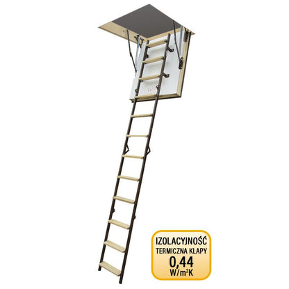 Lofttrappe Stallux MAX 90x80 cm Hvid