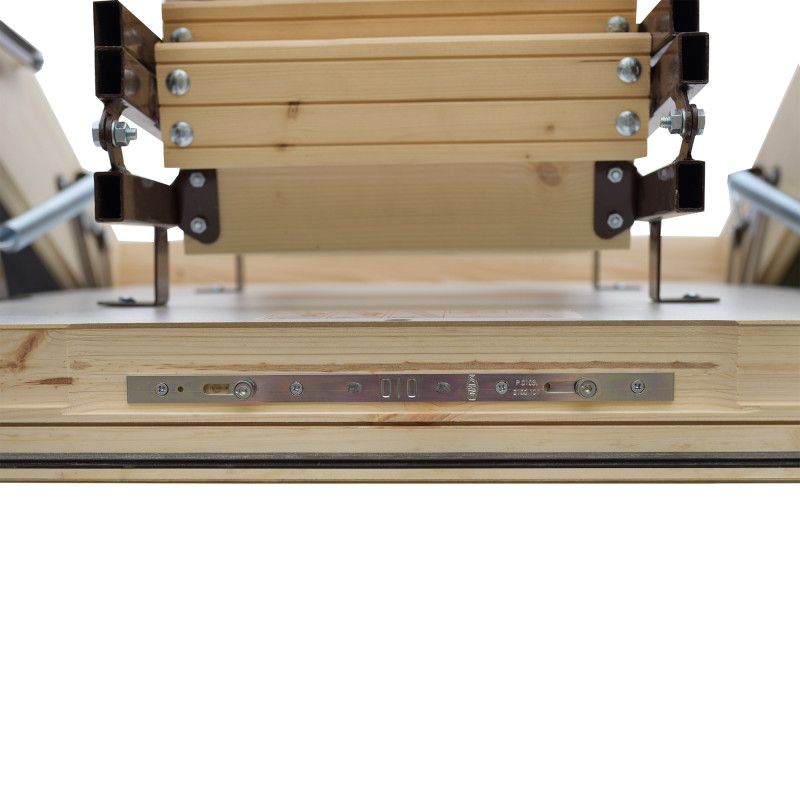 Lofttrappe Stallux MAX 90x80 cm Hvid