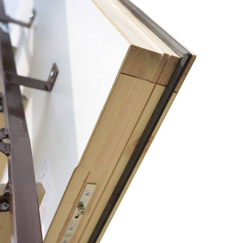 Lofttrappe Stallux MAX 90x80 cm Hvid