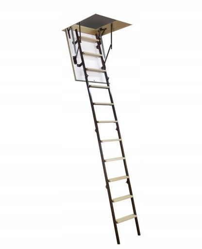 Lofttrappe Stallux MINI Plus 80x55 cm Hvid
