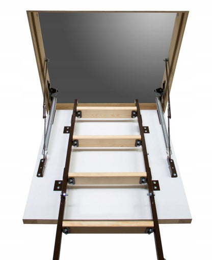Lofttrappe Stallux MINI Plus 80x55 cm Hvid
