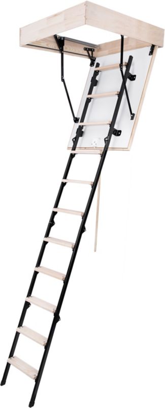 Lofttrappe LL3TS 70x80 cm Træ
