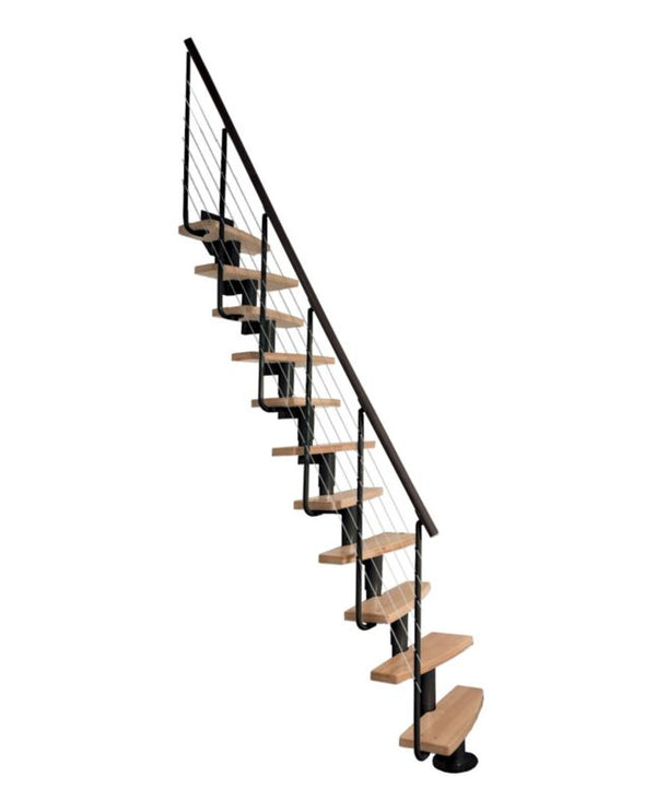 Modultrappe Mini Plus Lux 70x325 cm Sort Bøg | 5907710653920