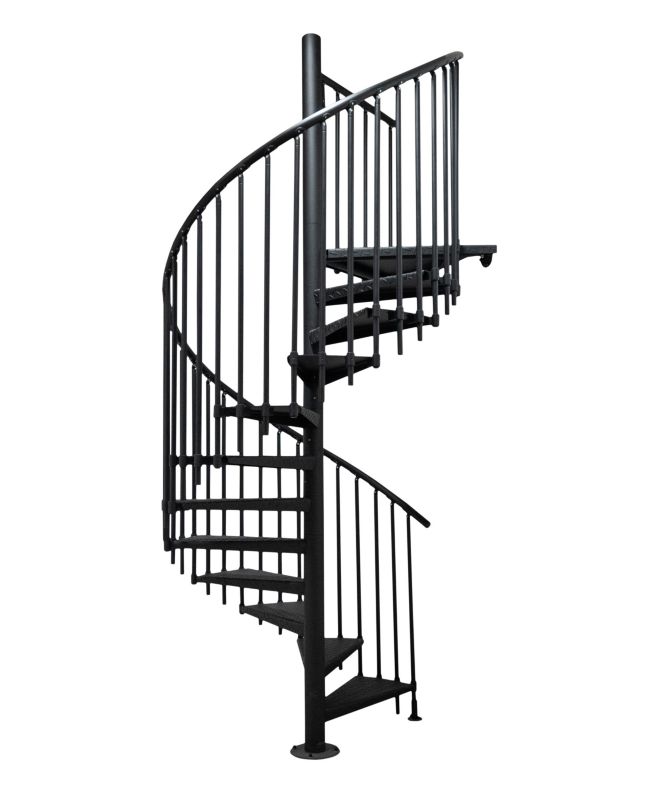 Spindeltrappe Heavy Metal Ø169 cm Sort | 5907710653111