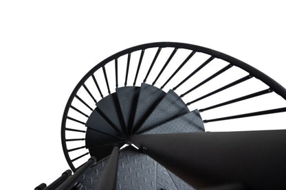 Spindeltrappe Heavy Metal Ø169 cm Sort | 5907710653111