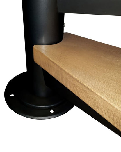 Spiraltrappe System Ø150 cm Bøg Sort
