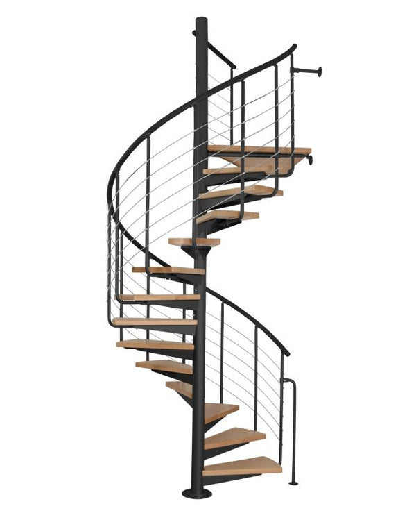 Spindeltrappe Ø168 cm Bøg