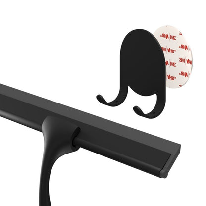 Bruseskraber med Vægophæng Cavally Sort 21 cm