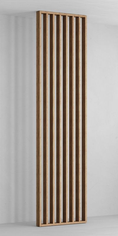Lamelvæg 58 x 275 cm egetræ