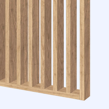 Lamelvæg 58 x 275 cm egetræ