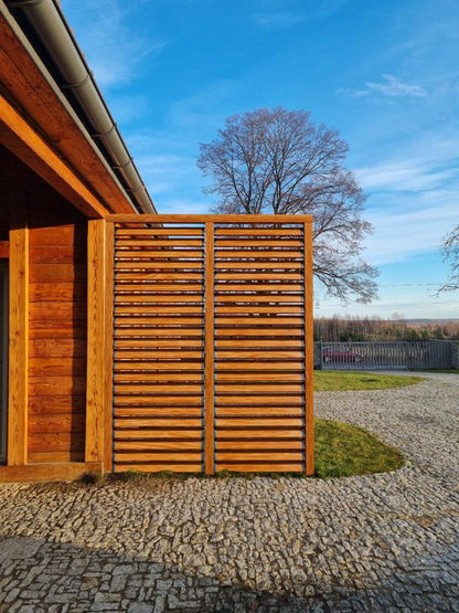 Udendørs lamelvæg Floorpol 0,6 m²