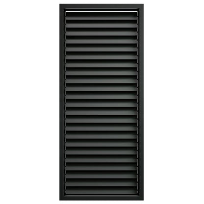 Sidevæg Aluminium Antracit RAL 7016 210 x 90 cm