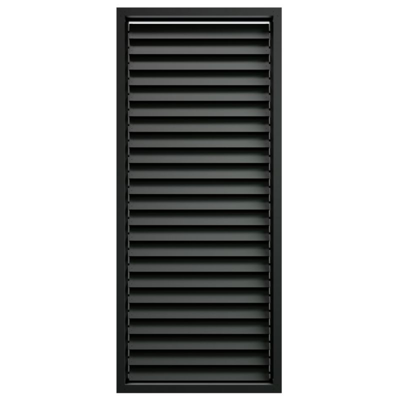 Sidevæg Aluminium Antracit RAL 7016 210 x 90 cm