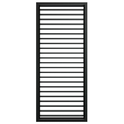 Sidevæg Aluminium Antracit RAL 7016 210 x 90 cm